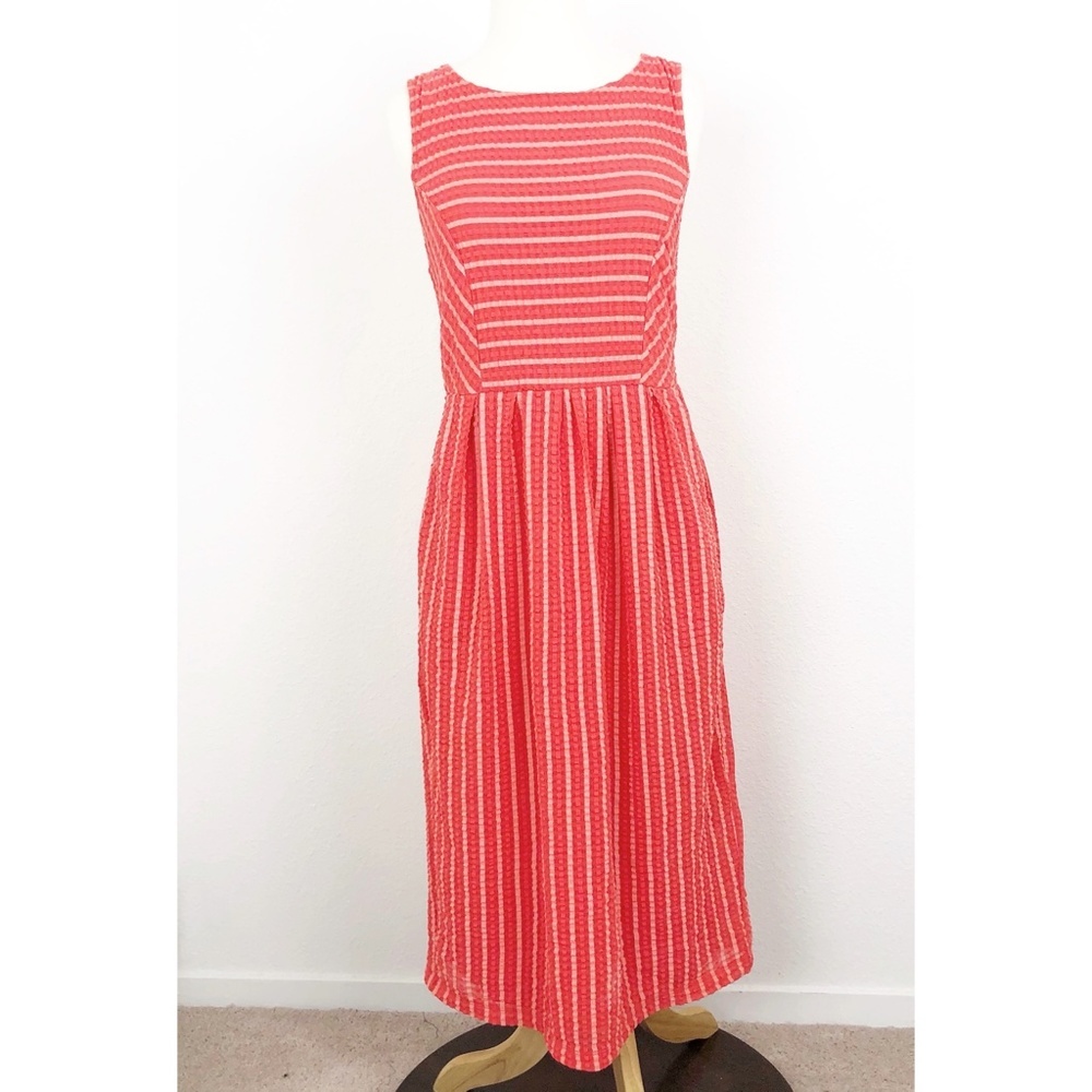 🪸Anthropologie Striped Dress, Size S, Pockets! - Picture 2 of 11